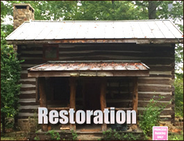 Historic Log Cabin Restoration  West Portsmouth, Ohio